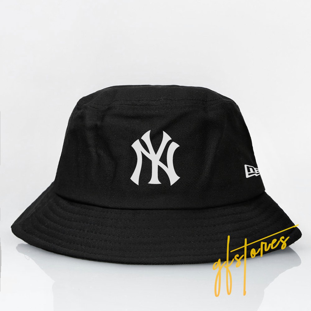 Topi Bucket Hat Ny Yankess New Era Canvas Premium