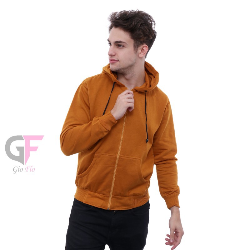 GIOFLO Jaket Outdoor Pria Keren Kuning Kenari / JAK 2213