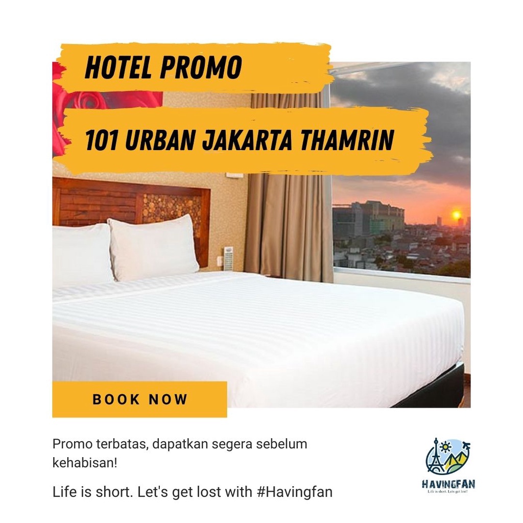 Voucher Hotel The 1O1 Urban Thamrin Jakarta (EX Takes Mansion)
