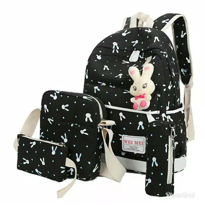 Tas Ransel Anak 4in1 Playboy _Tas Ransel Wanita _ Tas Murah _Bisa Bayar Di Tempat {COD}
