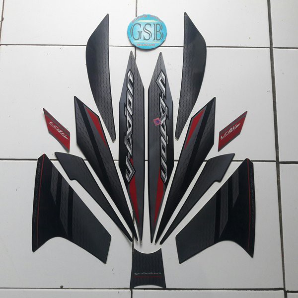 stiker motor vixion new 2014 hitam