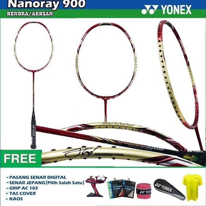 Jual perkakas YONEX NANORAY 900 HENDRA AKHSAN RAKET BADMINTON ORIGINAL BE Diskon