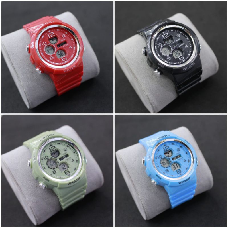 Jam tangan wanita Digital watch sport rubber Jam tangan wanita / anak