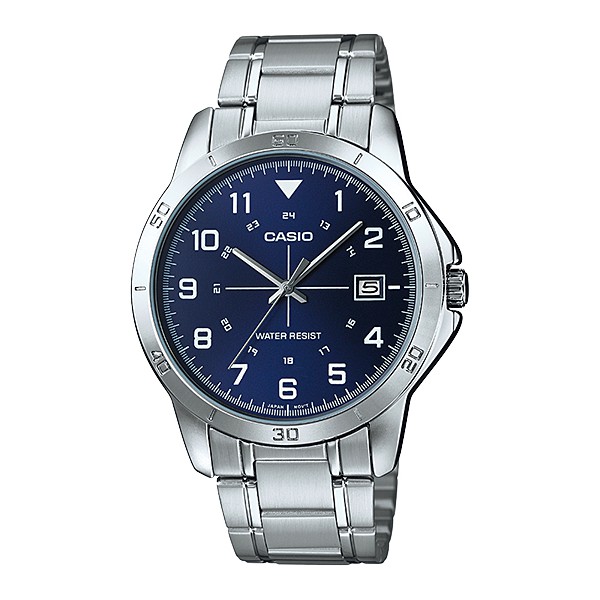 Jam Tangan Pria Casio Original Standard Type MTP-V008D-2B Biru