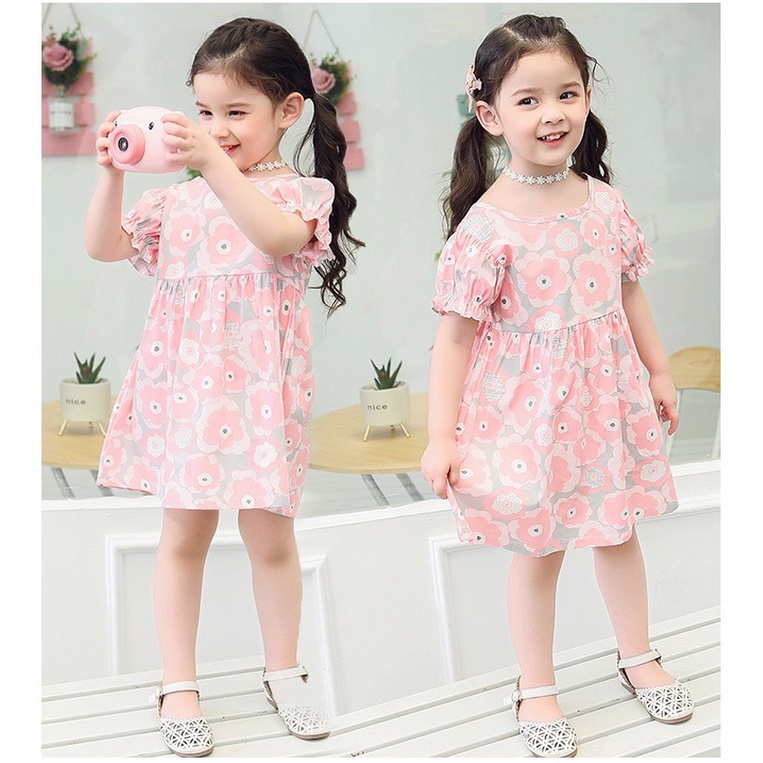 【Happy Baby】0-6Tahun QZ003 Dress Anak/Baju Bayi Perempuan 100% KATUN PREMIUM QUALITY