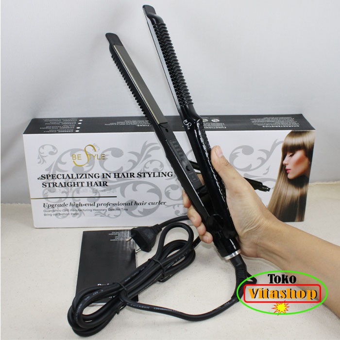 Catokan BESTYLE BE-778 2IN1 High Quality Lurus &amp; Curly  Original / Alat Catok Rambut Keriting Ori