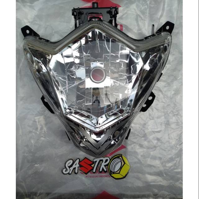 Reflektor facelift headlamp head lamp mika lampu depan suzuki satria fu ficelift bening ori sgp