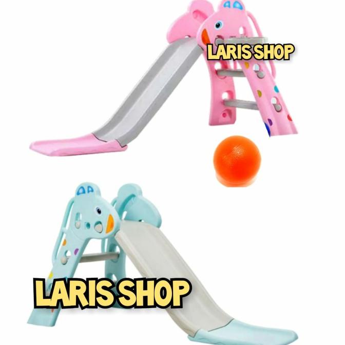 Mainan Perosotan Anak Karakter Jerapah Free Ring Basket + Bola Jm30228