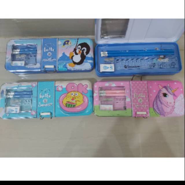 

Tempat Pensil Kaleng isi cute