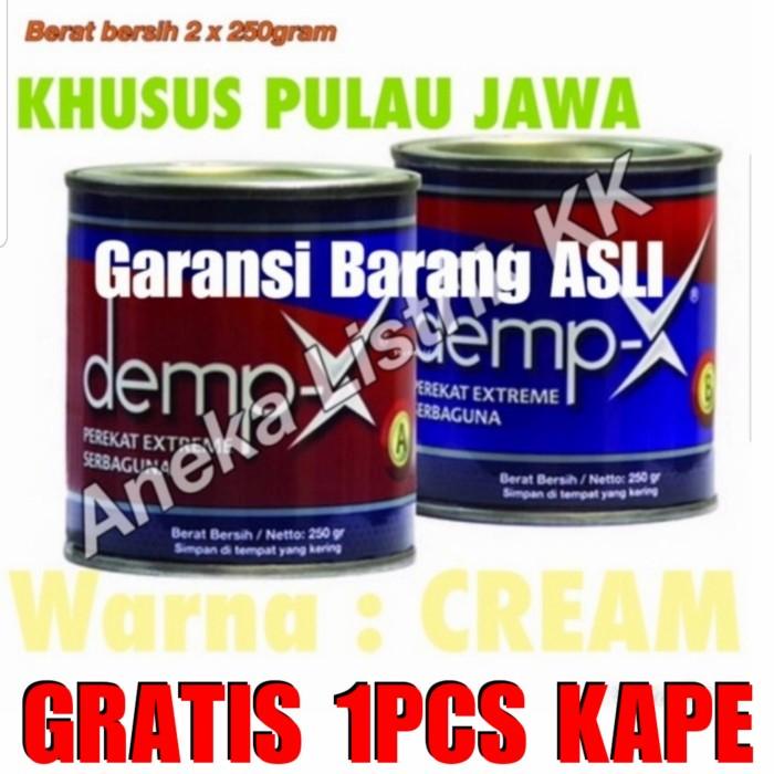 

Sherle | Demp X 250Gr Cream Dempx Dempul Extreme Serbaguna Lem Empoxy 500Gram Murah Baru