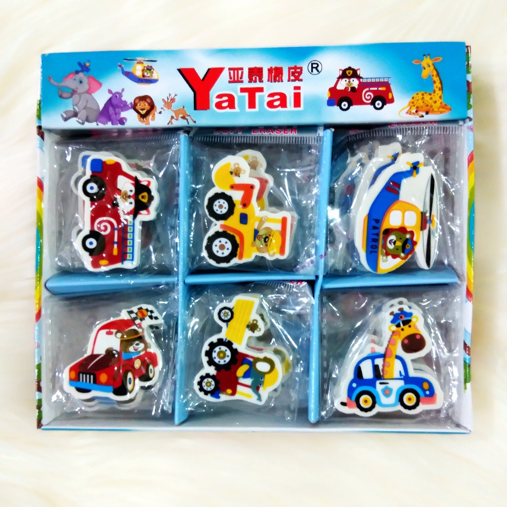 

Penghapus Motif Mobil /Eraser H-332