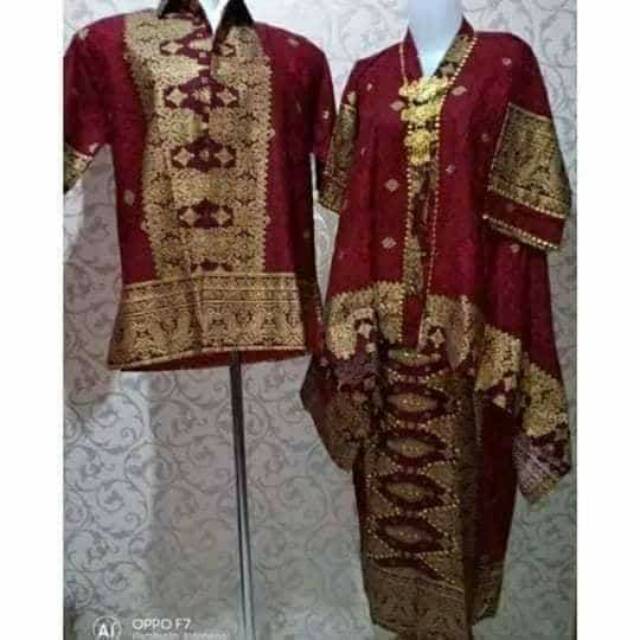 Batik couple palembang