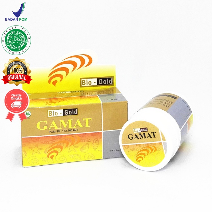 Kapsul Gamat Emas Bio Gold  Isi 75 Original BPOM