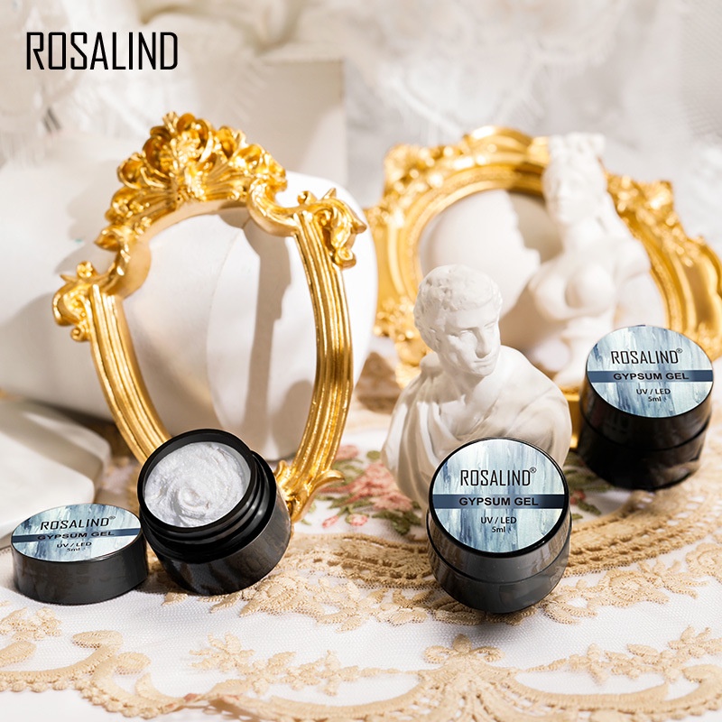 Rosalind Gypsum Series 5ml / Rosalind UV Gel Polish/3D Dekorasi Nail Arts/ Kutek / Cat Kuku/ Gel polish/ Kutek UV/ Kutek Gel UV/craft gel