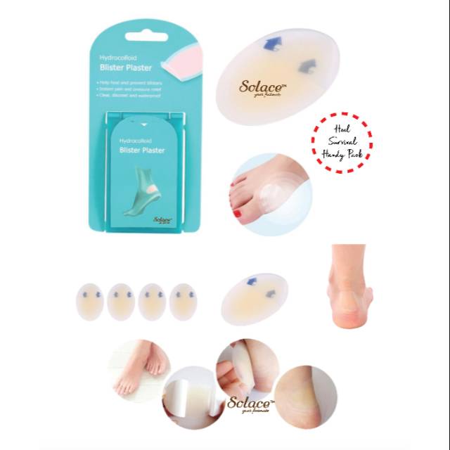 Gel Sepatu Silikon Solace GP41 Kaki Anti Lecet