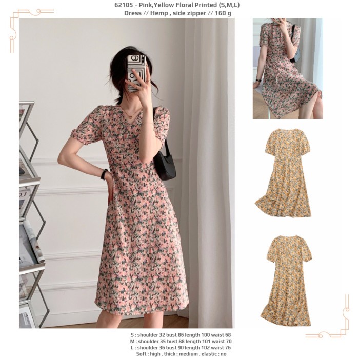 BEST SELLER Dress Korea Style Maxi Dress Brukat Dress Putih Dress Korean Style Wanita Dress Muslim M