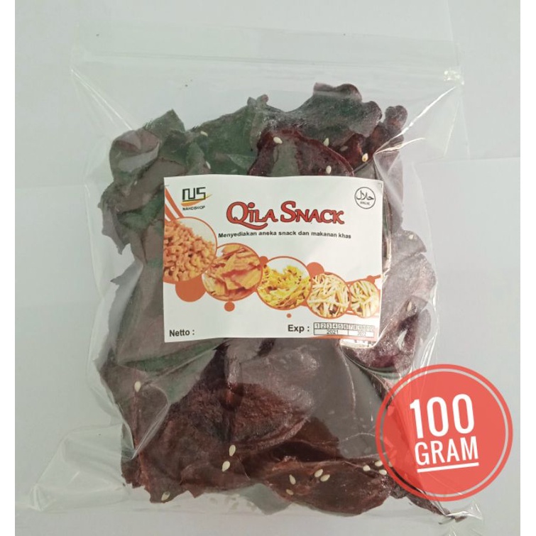 

Keripik Ubi Ungu Lezat 100 Gram