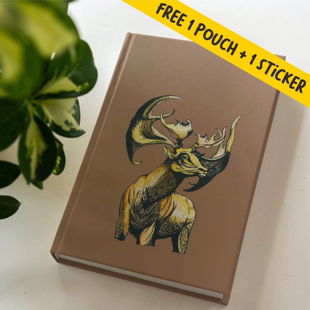 

Notebook Agenda, Dotted, dan Polos Rusa Coklat