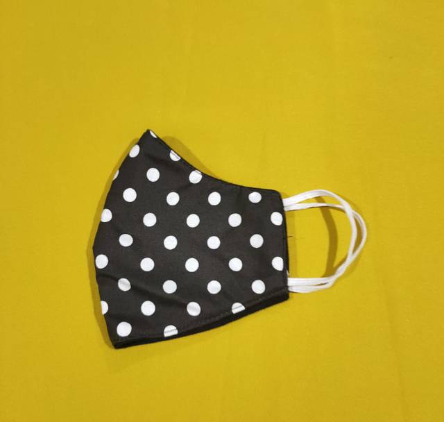 Masker non medis 3ply seri polkadot werkudoro Srikandi