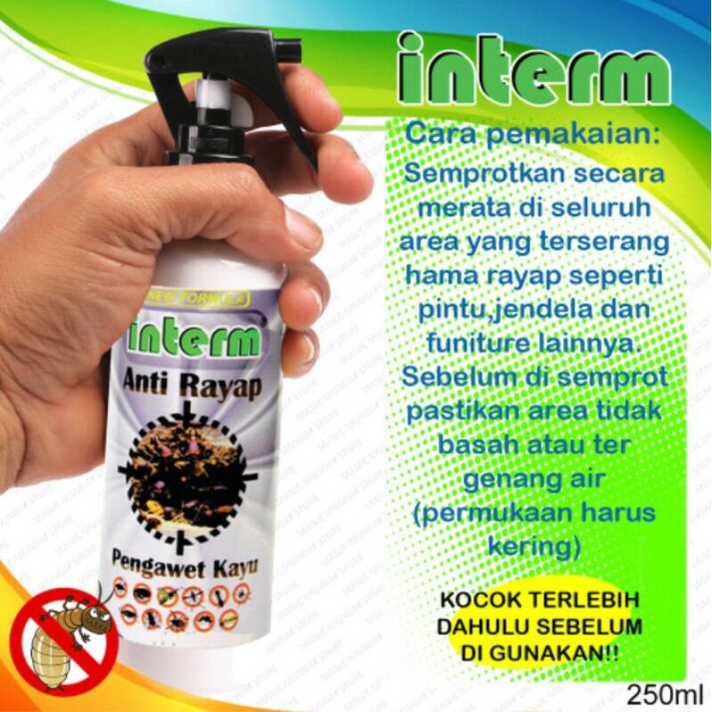 Racun Pembasmi Rayap Semprot Ampuh 250 ml INTERM ANTI RAYAP