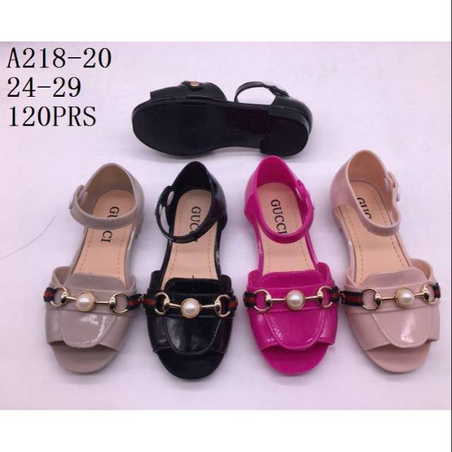 Jelly shoes kids gucci / sepatu sandal anak gucci