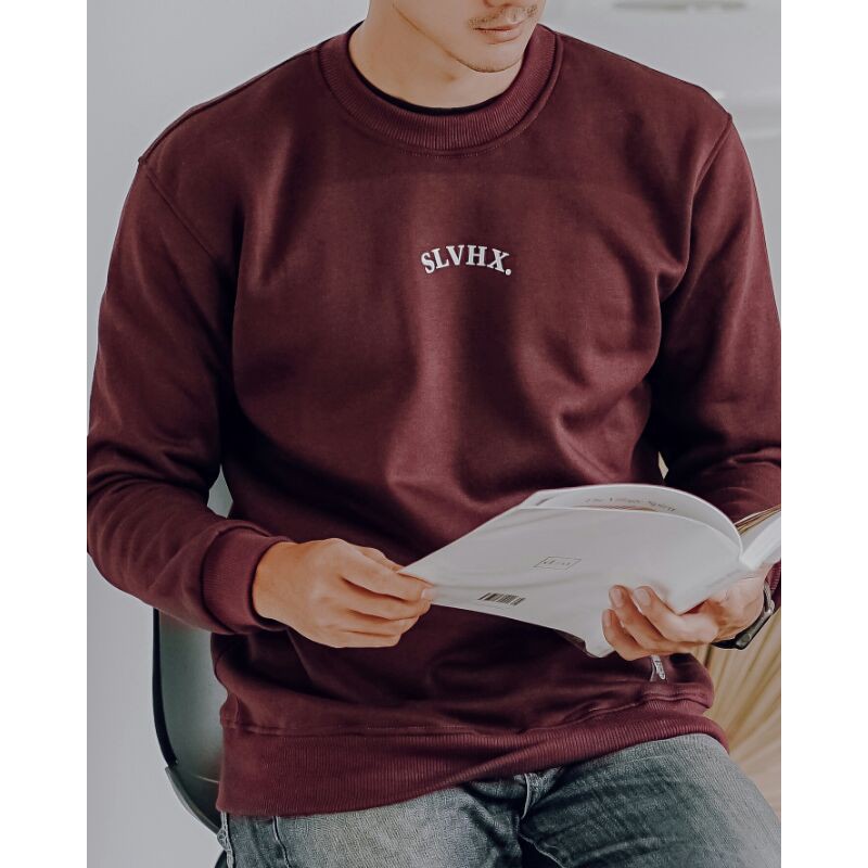 Crewneck Salviohexia Crewneck Slvhx Crewneck Maroon