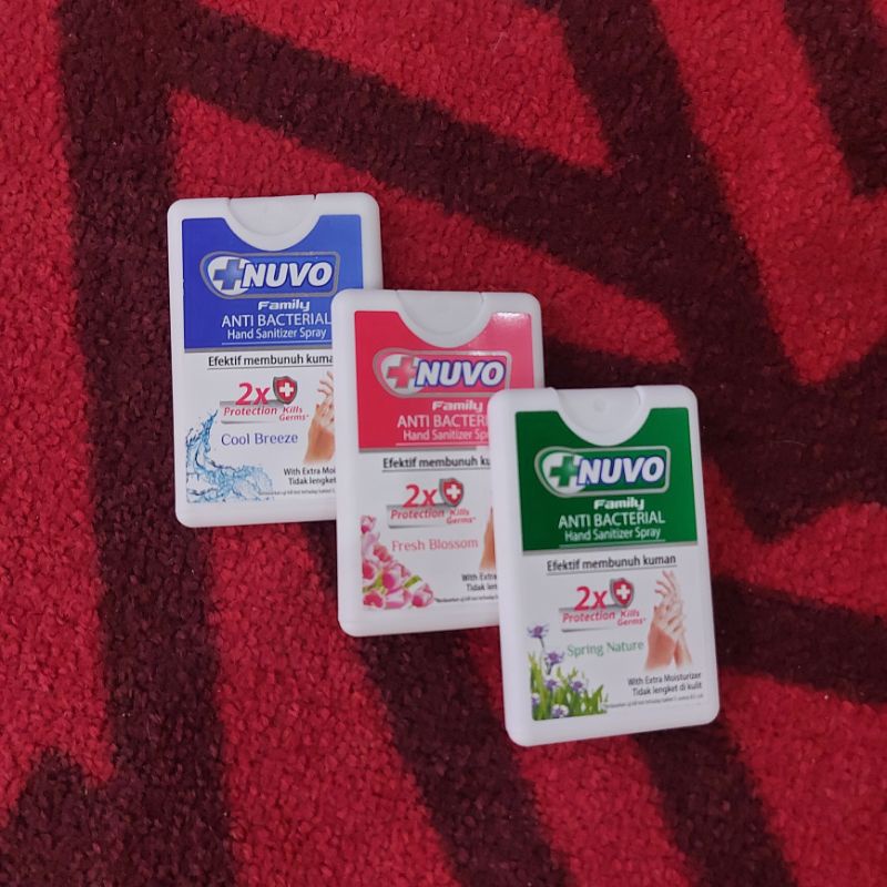 Nuvo Hand Sanitizer Spray Pocket 18ml
