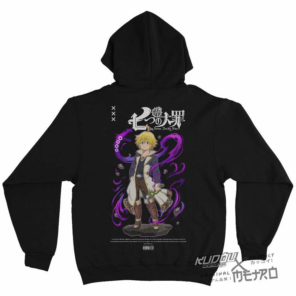 Hoodie Meliodas Dragon Sin Seven Deadly Sins Nanatsu No Taiza Anime Manga Premium