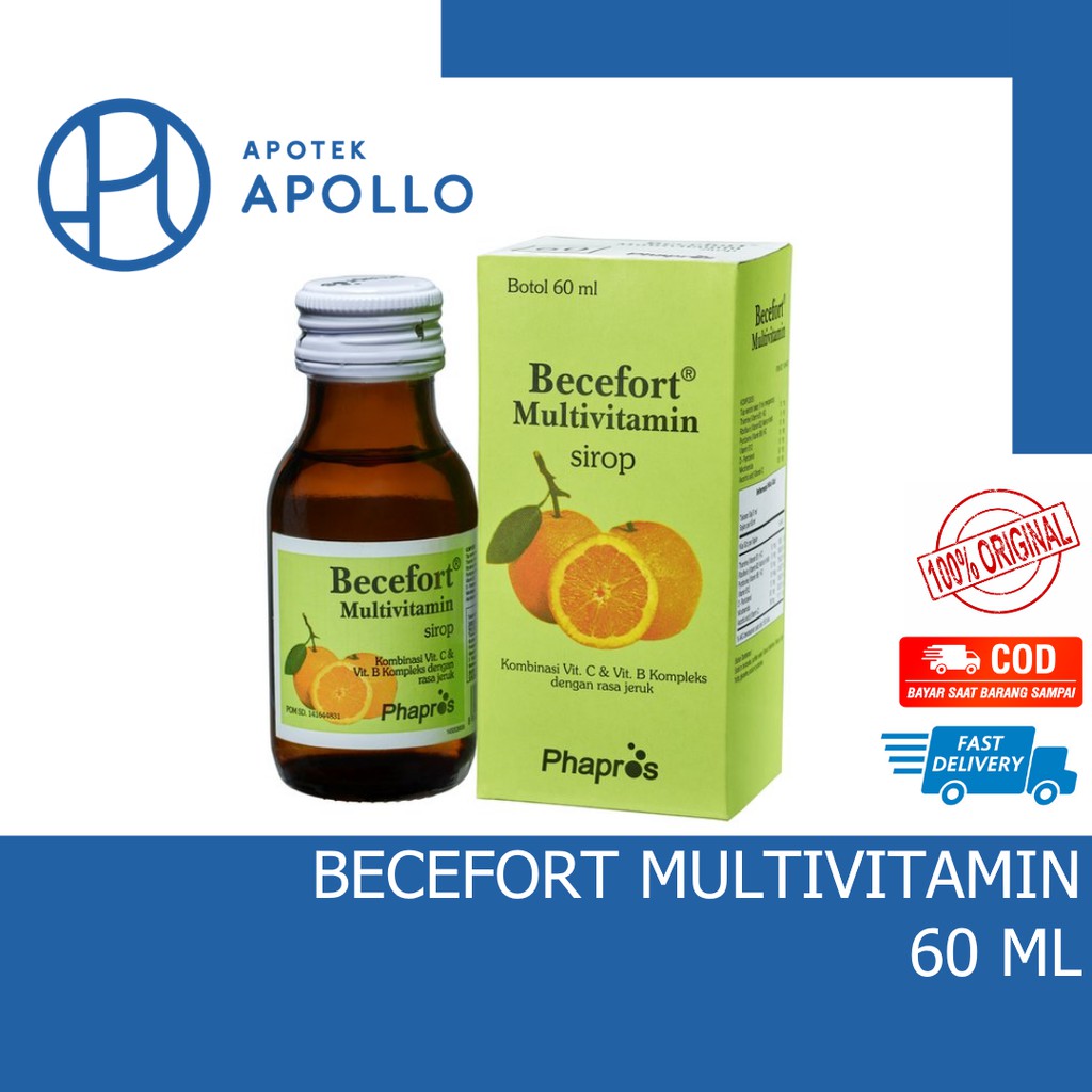 BECEFORT MULTIVITAMIN 60 ML