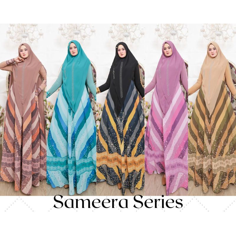 SAMEERA SYARI BY ERCE PRODUCTION_Gamis Kekinian Terlaris Termurah Bestseller