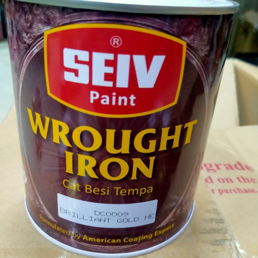 Cat SEIV wrought iron DC0009 Brilliant gold metalic / Cat besi tempa emas BRILLIANT GOLD 1KG