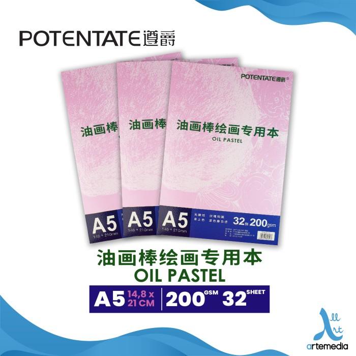 

Lora | Kertas Gambar Potentate A5 Oil Pastel Paper Sketch Pad