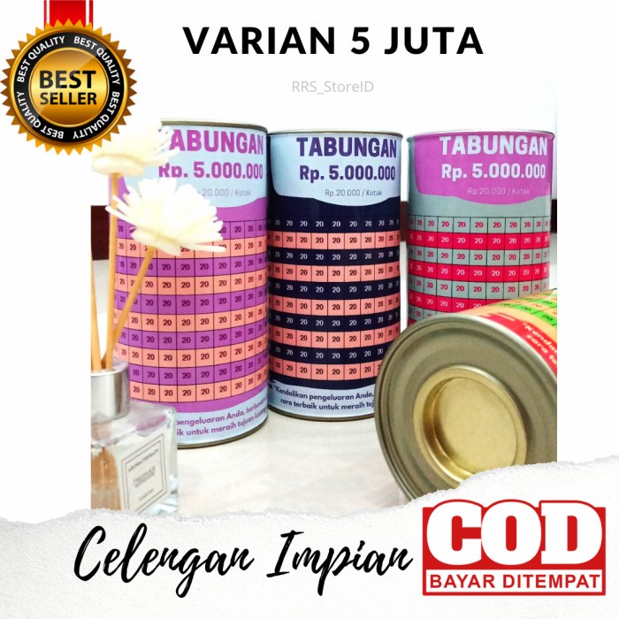 CELENGAN- CELENGAN TARGET / CELENGAN IMPIAN 5 JUTA TOSCA -CELENGAN.