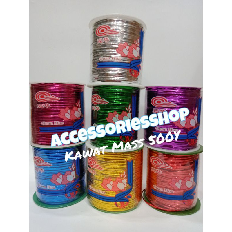 

Kawat Mass 500Y Warna/Kawat Souvenir - 1Roll