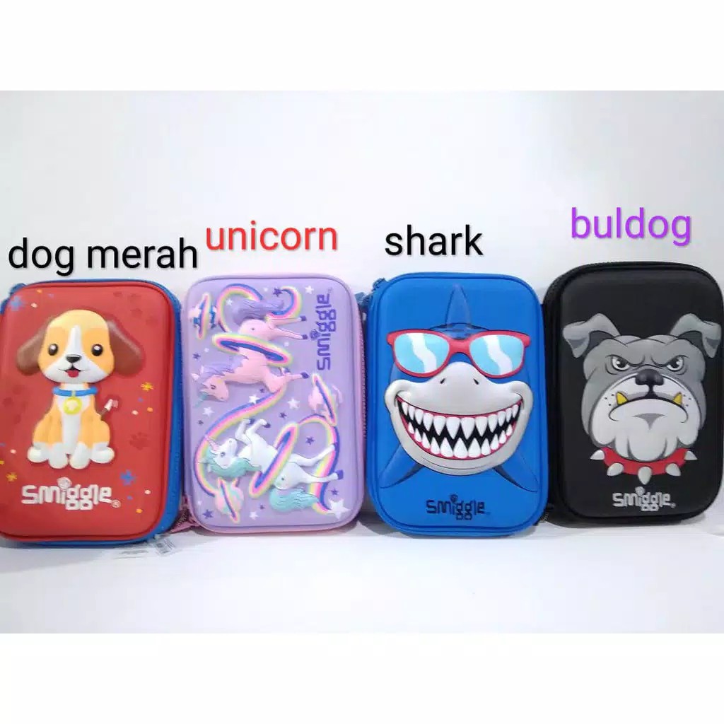 

SMIGGLE TEMPAT PENSIL IMPOR / TEMPAT PENSIL SMIGGLE HARD COVER / KOTAK PENSIL SMIGGLE/ DOMPET