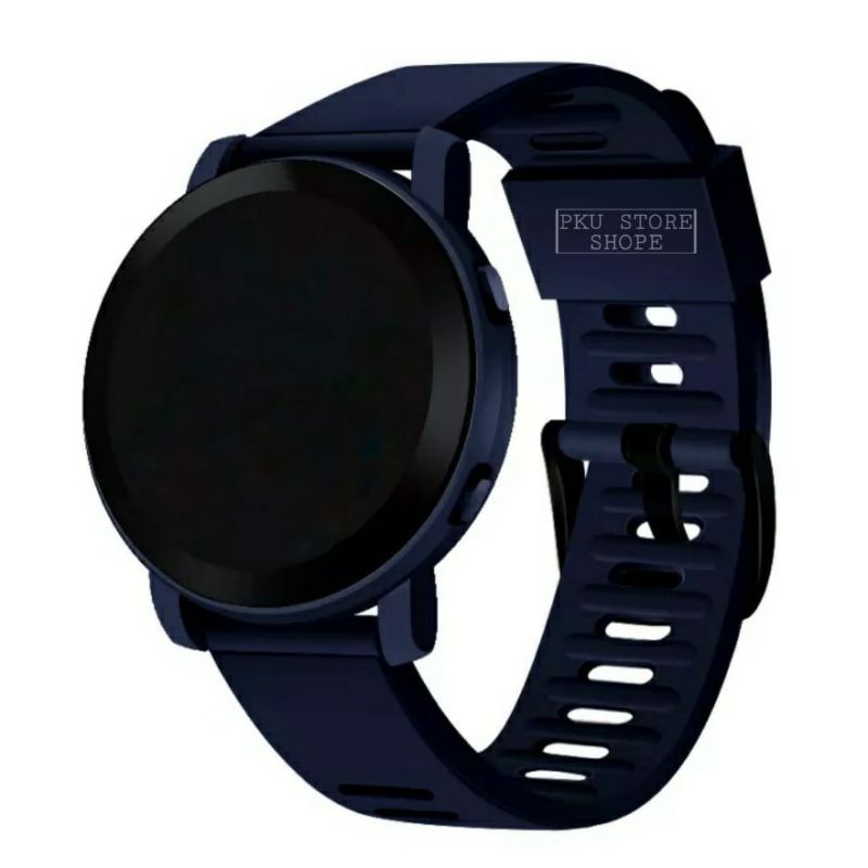 Jam Tangan LED Watch Top Quality Cewek Cowok Digital Strap Rubber Karet Bulat