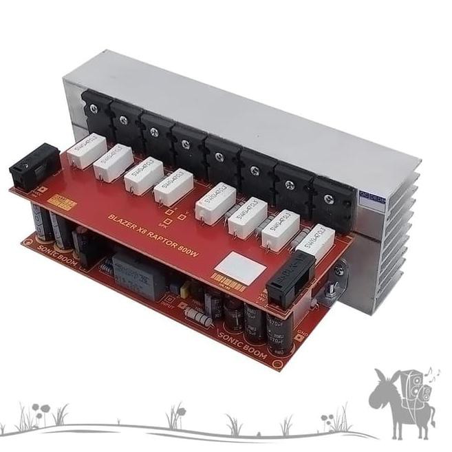QE8 KIT MONO 800W POWER AMPLIFIER BLAZER X8 RAPTOR DRIVER SONIC BOOM BELL ➦ ✾☠