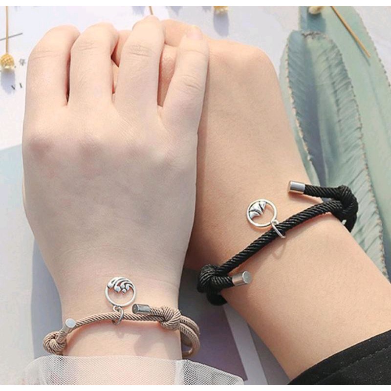 BLESSHOP Gelang Couple Kalung Couple Gelang Pasangan