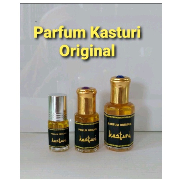 parfum roll on kasturi isi 12 ml original