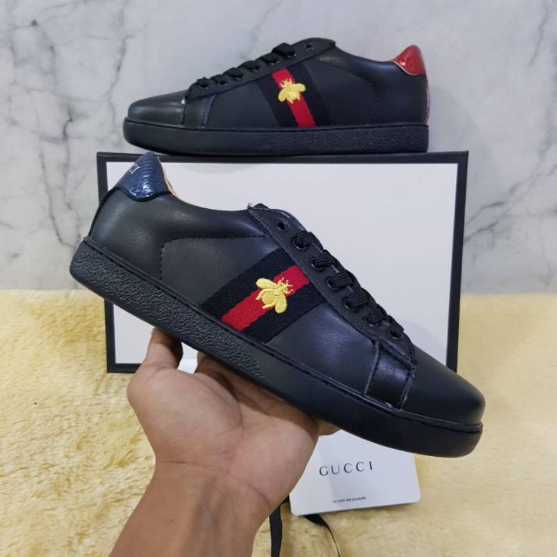 gucci ace bee black