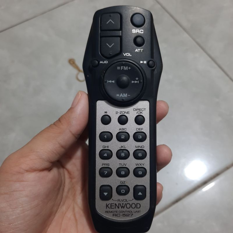 REMOTE REMOT DVD TAPE MOBIL KENWOOD RC-527 ORIGINAL ASLI