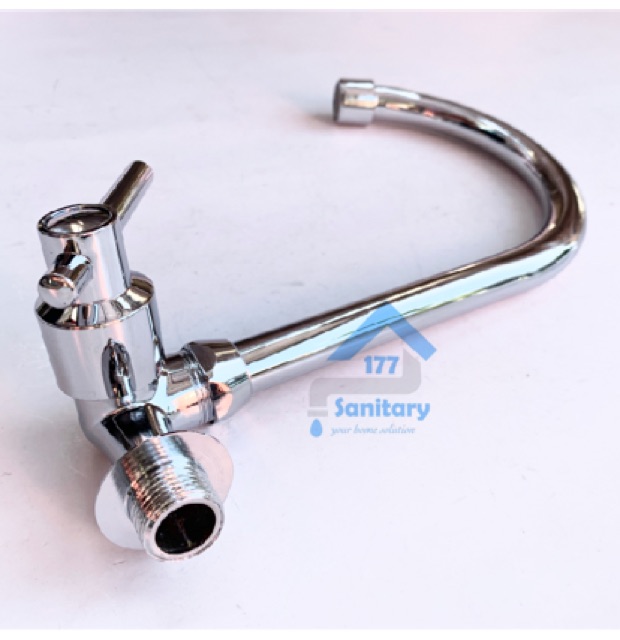 Kran Angsa Engkol Minimalis Murah  F4/C70-Keran Air Sink Tembok Bak wastafel washtafel Cuci Piring Dapur kitchen set