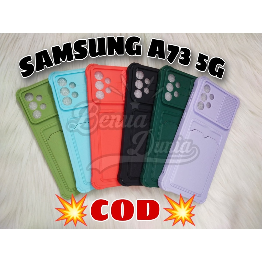 CASE SAMSUNG A23 4G // SOFTCASE SLEDING KAMERA PLUS SLOT CARD SAMSUNG A23 4G - BD