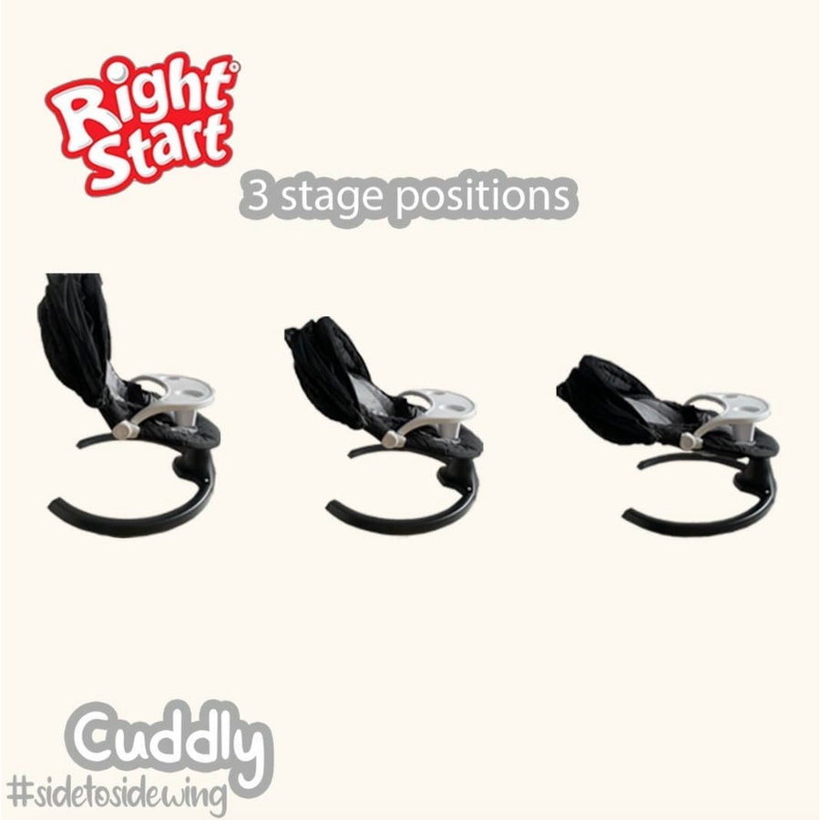 Right Start Cuddlt Multi-Functional Deluxe Swing