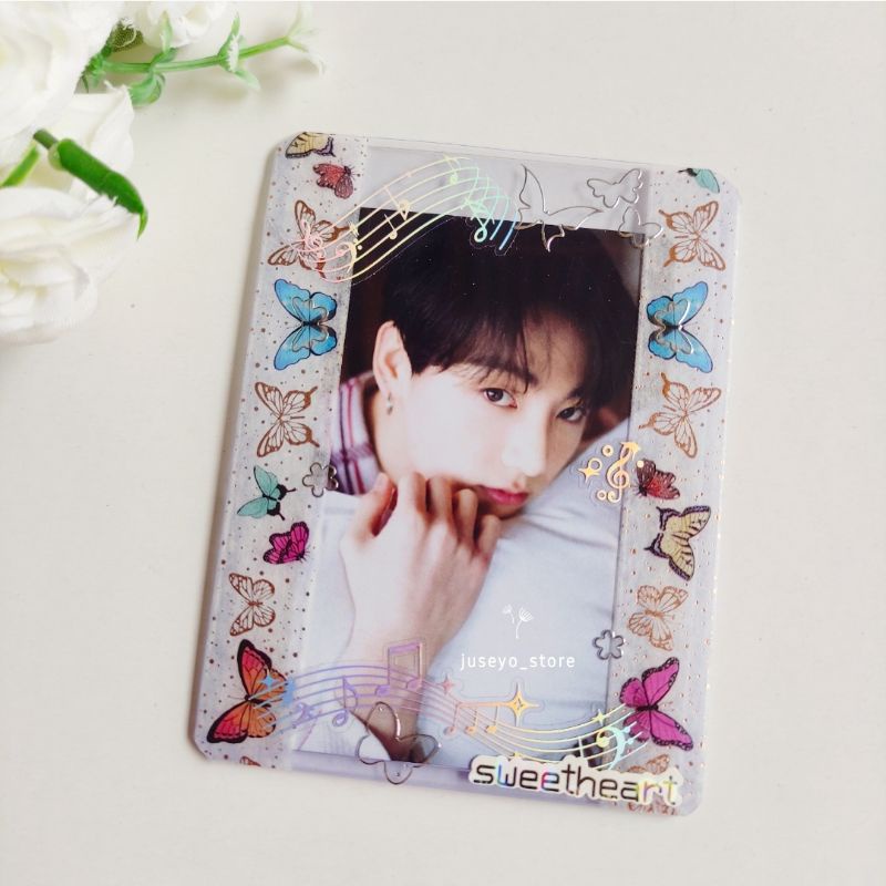 Kpop Photocard Holder Deco Toploader sticker stiker | Toploader SULTAN | Baca Deskripsi