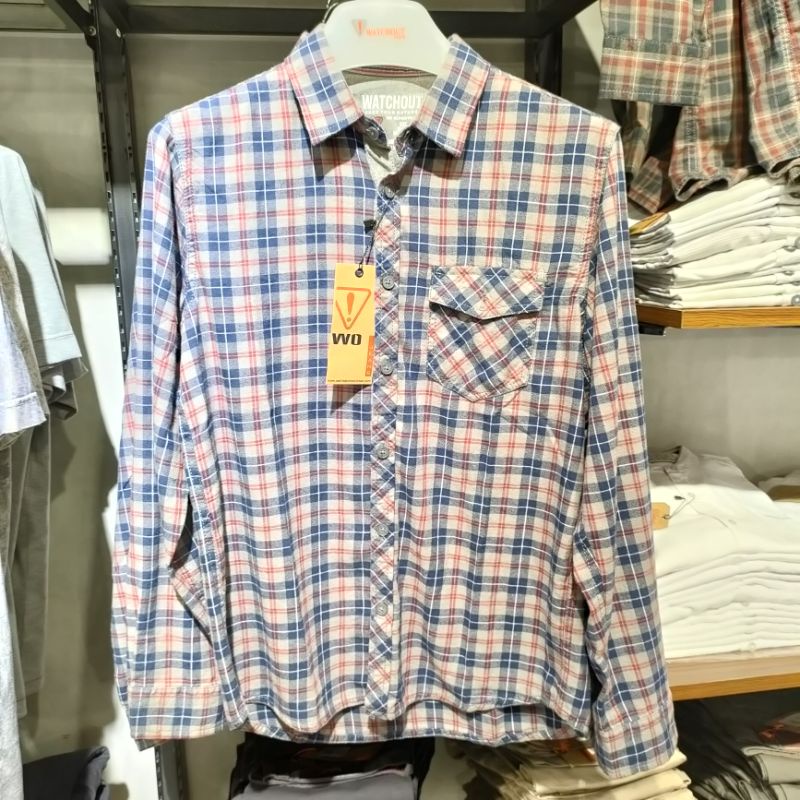 Kemeja FLanel WATCHOUT ORIGINAL