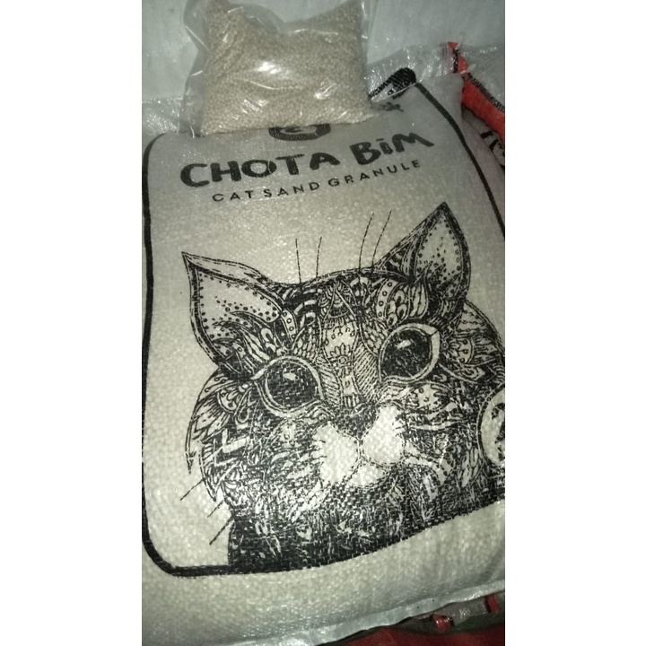 Pasir gumpal Granul untuk Kucing berat 1kg