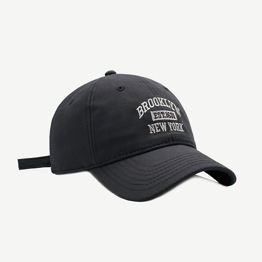 Topi baseball adjustable topi vintage Motif Bordir Tulisan Brooklyn NEW YORK Untuk topi Pria Dan Wanita