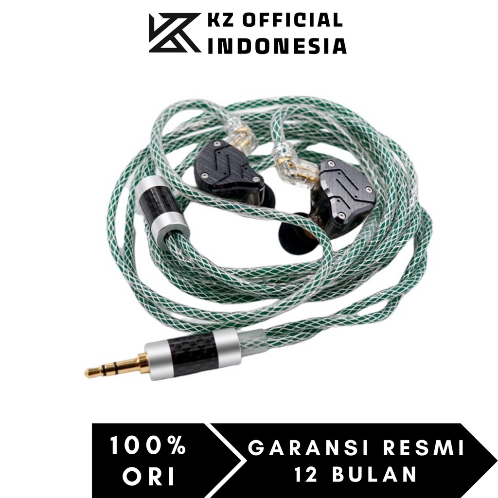 KZ OFC Copper Upgrade Green Cable Earphone Upgrade Kabel KZ ZSN Pro X  ZS10 Pro ZSX ZAX DQ6 EDX Pro ZEX Pro EDS ZAS ASX AS16 AS12