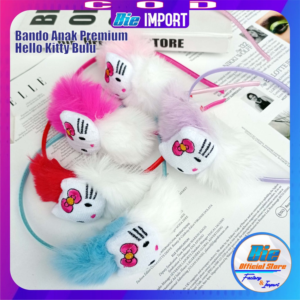 Bando Bulu Hello Kity Series Premium Impor Best Seller